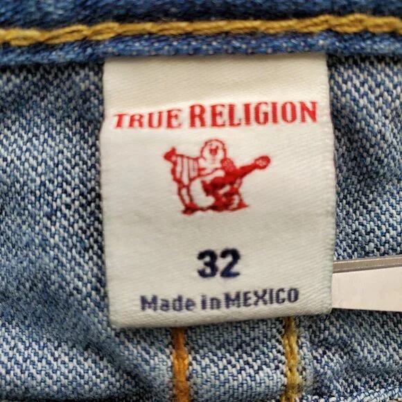 TRUE RELIGION Ricky Flap SN Straight Leg Men's 32 x 34 - Picture 8 of 16